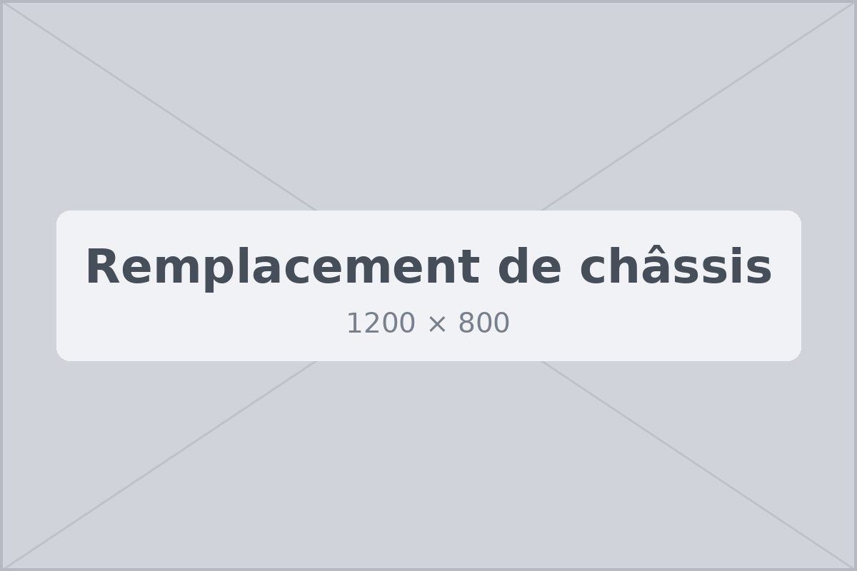 Remplacement de châssis
